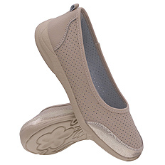 Obuwie damskie ażurowe balerinki