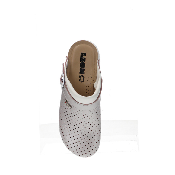 Klapki medyczne damskie wysokie profilaktyczne z paskiem