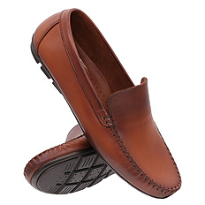 Obuwie męskie mokasyny ze skóry