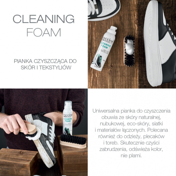 COCCINE SNEAKERS CLEANING FOAM Pianka czyszcząca do obuwia