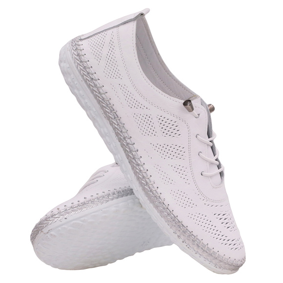 Obuwie damskie sportowe półbuty ażurowe Barefoot