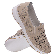 Obuwie damskie mokasyny na gumce