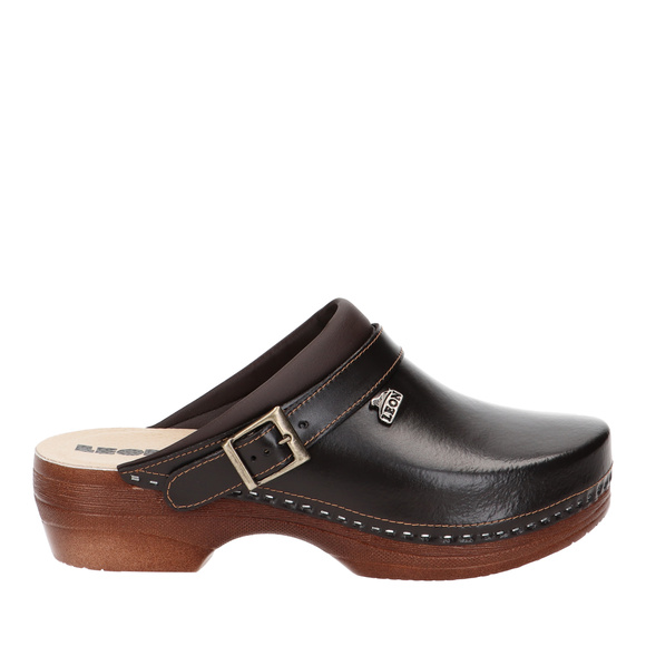 Klapki męskie medyczne profilaktyczne wysokie z paskiem