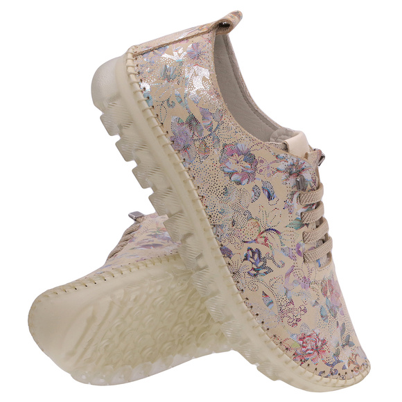 Obuwie damskie sportowe wygodne półbuty z elastyczną podeszwą