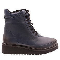 Trzewiki zimowe damskie sznurowane na suwak