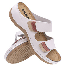 Klapki damskie profilaktyczne na rzepy