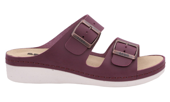 Klapki damskie casual profilaktyczne regulowane