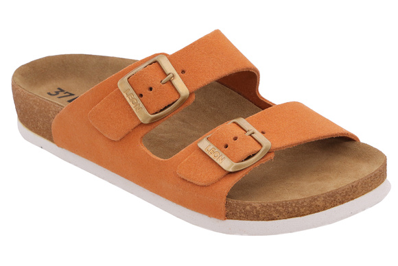 Klapki damskie casual profilaktyczne regulowane