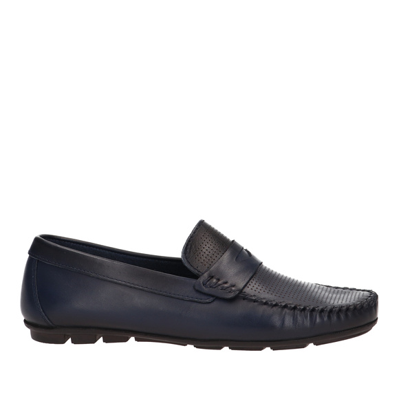 Obuwie męskie mokasyny skórzane