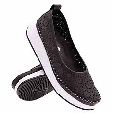 Obuwie damskie ażurowe baleriny